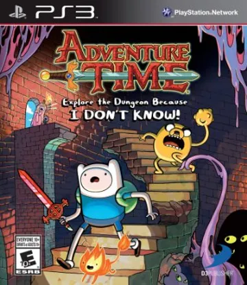 Adventure Time - Explore the Dungeon Because I DON'T KNOW! (USA) (v1.01) (Disc) (Update) box cover front